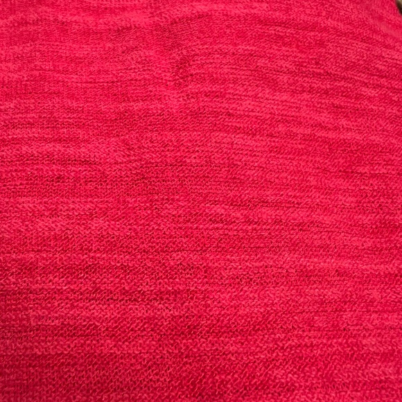 LOFT Heather Pink/Red Lightweight Knit Top - Picture 7 of 11